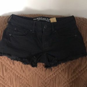 American Eagle Black Jean shorts